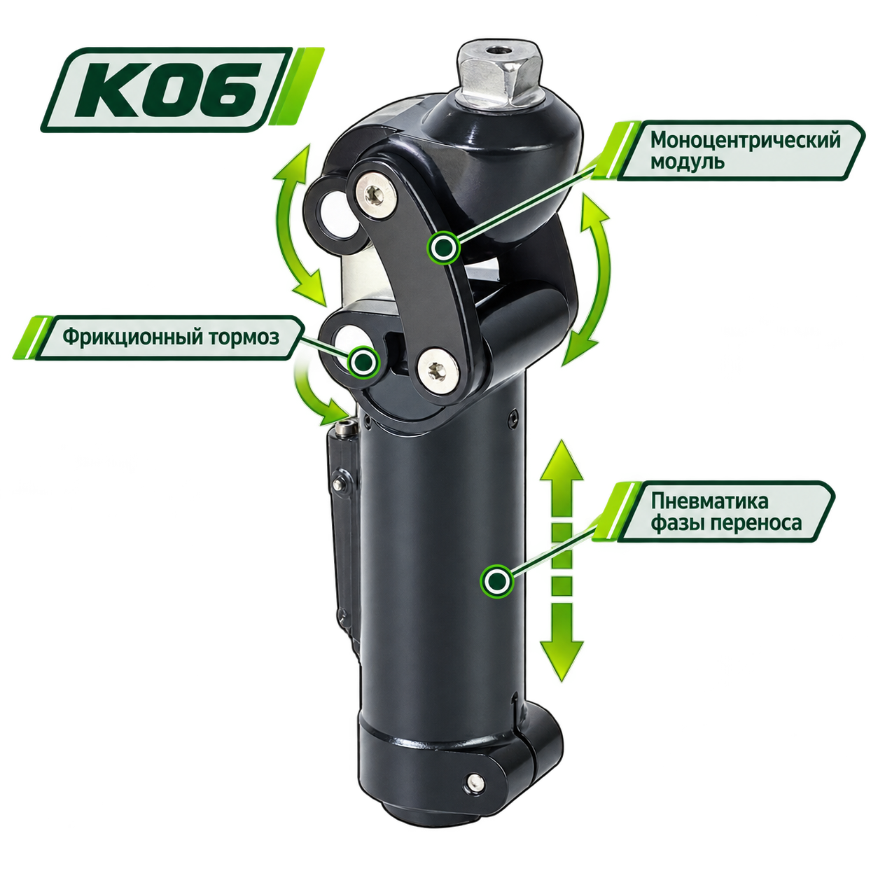 K06 — Коленный модуль моноцентрический пневматический